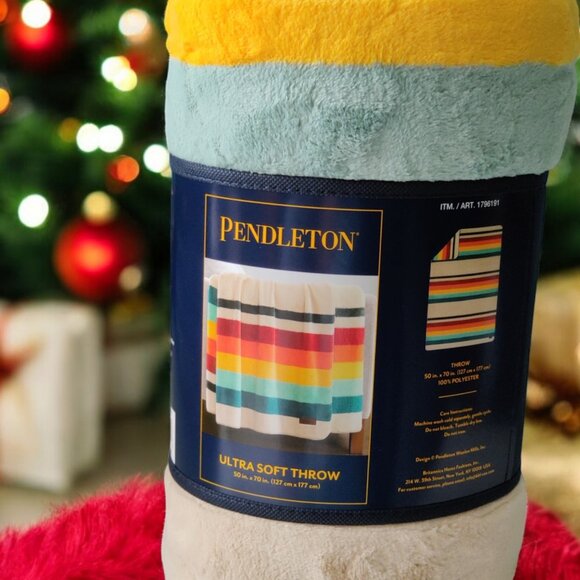 NEW!! PENDLETON ULTRA SOFT THROW “MOUNT FORAKER” - SIZE 50” X 70” - Picture 2 of 7